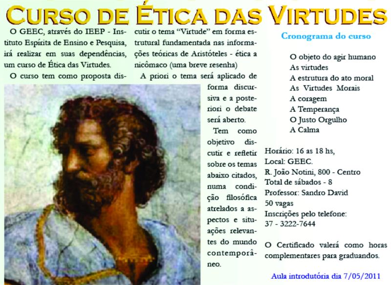 Curso Ética das Virtudes 2011